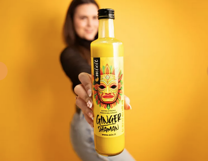 Ginger Shaman – Zázvorový nápoj není jen tak nějaké pitíčko, je to příjemně pálivá zázvorová nálož! Ginger shot je plný síly a samostatně má říz, jedná se o poctivou 100% neředěnou vylisovanou šťávu. 599 Kč
