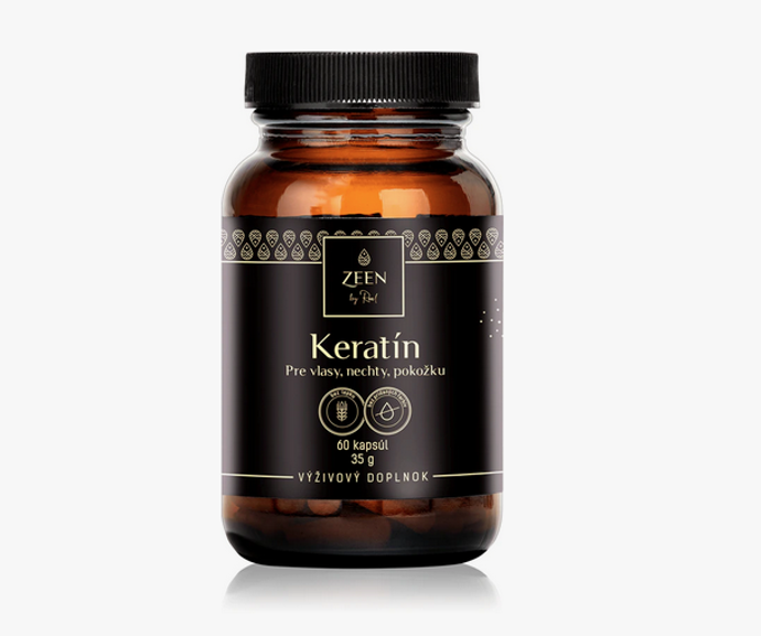 Keratin představuje doplněk stravy, který pomáhá vyživovat, regenerovat a hloubkově ošetřovat poškozené a lámavé vlasy bez lesku. Zároveň má také pozitivní vliv na jejich růst. 495 Kč
