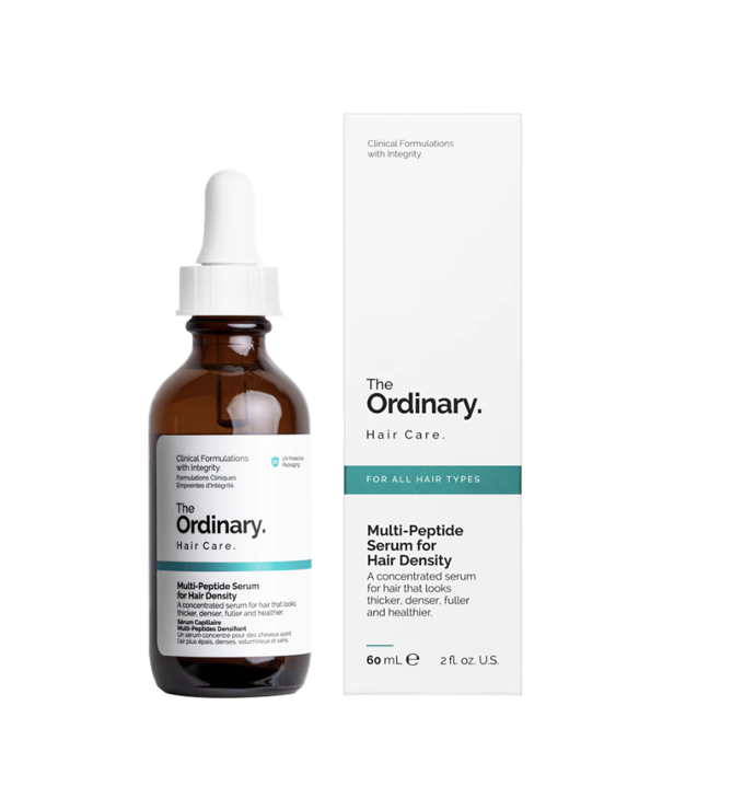 The Ordinary 

Multi-Peptide Serum for Hair Densitysérum pro hustotu vlasů

Dostupnost: Notino

Cena: Cca 623 Kč
