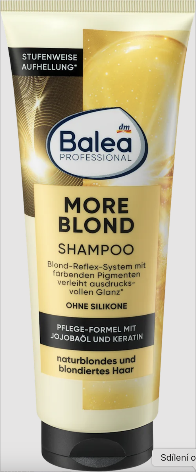 Šampon na vlasy More Blond, 250 ml

Šampon bez siliokonu, pro přirozené i barvené blond vlasy, s keratinem a slunečnicovým olejem. Vyhlazuje vlasové struktury, bez mikroplastů. Šampon More Blond je péče pro přirozené i barvené blond vlasy. Šampon s keratinem a slunečnicovým olejem bez obsahu silikonů jemně pečuje o vaše vlasy, vyhlazuje vlasovou strukturu a dodává jim zářivé blond odlesky. 

Dostupnost: DM

Cena: 49,90 Kč
