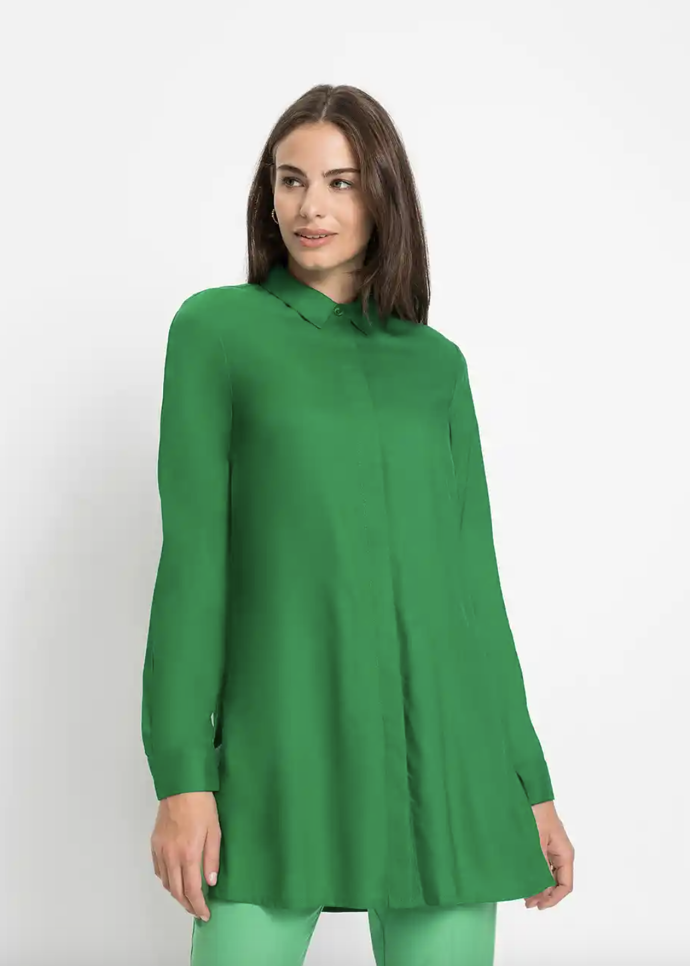Dlouhá halenka s rozparkem, Bonprix, 259 Kč
Dlouhá halenka s rozparkem, Bonprix, 259 Kč