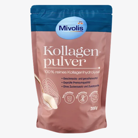 Mivolis prémiový kolagenový prášek pochází z travou krmených krav z pastvin. Čisté hydrolyzovaný kolagenový prášek bez jakýchkoli přísad je ideální pro použití v nápojích a pokrmech. Neutrální chuť ho také činí ideálním pro přípravu receptů bohatých na bílkoviny při vaření a pečení. 239 Kč
