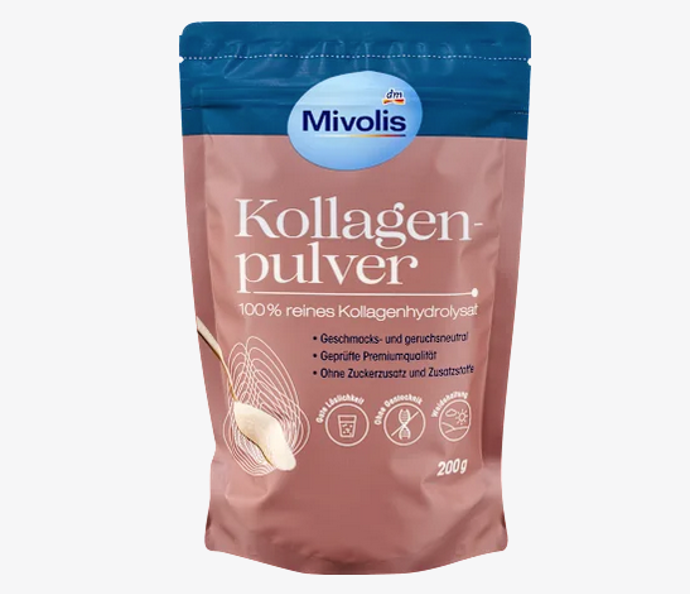 Mivolis prémiový kolagenový prášek pochází z travou krmených krav z pastvin. Čisté hydrolyzovaný kolagenový prášek bez jakýchkoli přísad je ideální pro použití v nápojích a pokrmech. Neutrální chuť ho také činí ideálním pro přípravu receptů bohatých na bílkoviny při vaření a pečení. 239 Kč
