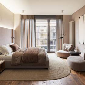 Projekt nabízí 85 moderních bytů s dispozicemi od 1+kk do 4+kk, které reflektují aktuální trendy v městském bydlení. Interiéry kladou důraz na nadčasový design, propojení s exteriérem a kvalitní materiály.
Projekt nabízí 85 moderních bytů s dispozicemi od 1+kk do 4+kk, které reflektují aktuální trendy v městském bydlení. Interiéry kladou důraz na nadčasový design, propojení s exteriérem a kvalitní materiály.