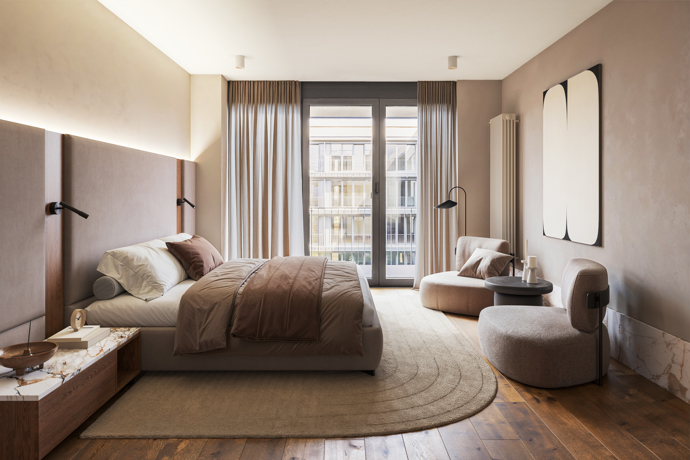 Projekt nabízí 85 moderních bytů s dispozicemi od 1+kk do 4+kk, které reflektují aktuální trendy v městském bydlení. Interiéry kladou důraz na nadčasový design, propojení s exteriérem a kvalitní materiály.
Projekt nabízí 85 moderních bytů s dispozicemi od 1+kk do 4+kk, které reflektují aktuální trendy v městském bydlení. Interiéry kladou důraz na nadčasový design, propojení s exteriérem a kvalitní materiály.