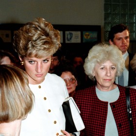 Olga s princeznou Dianou
