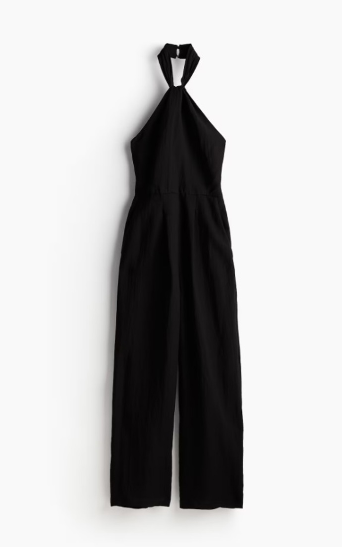 Černý overal s uzlem, H&M, 749 Kč
