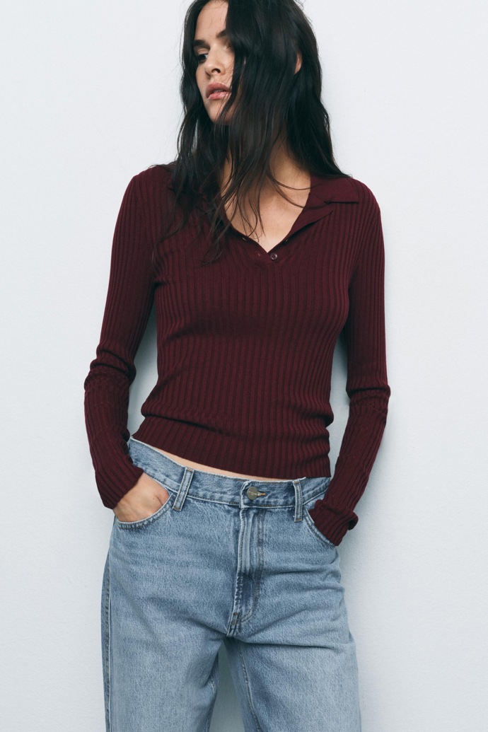 Polo svetřík, Zara, 549 Kč
Polo svetřík, Zara, 549 Kč