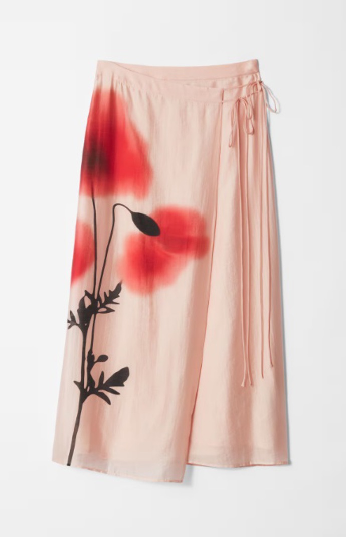 Maxi sukně s potiskem, H&M, 2 790 Kč
