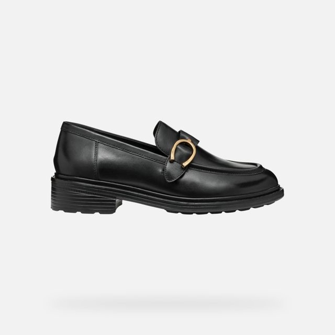 Černé dámské mokasíny Geox Walk Pleasure, Geox, 3599 Kč
