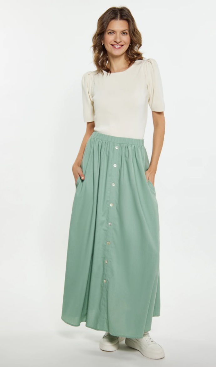 Maxi sukně s knoflíky, Usha, 2 122 Kč
