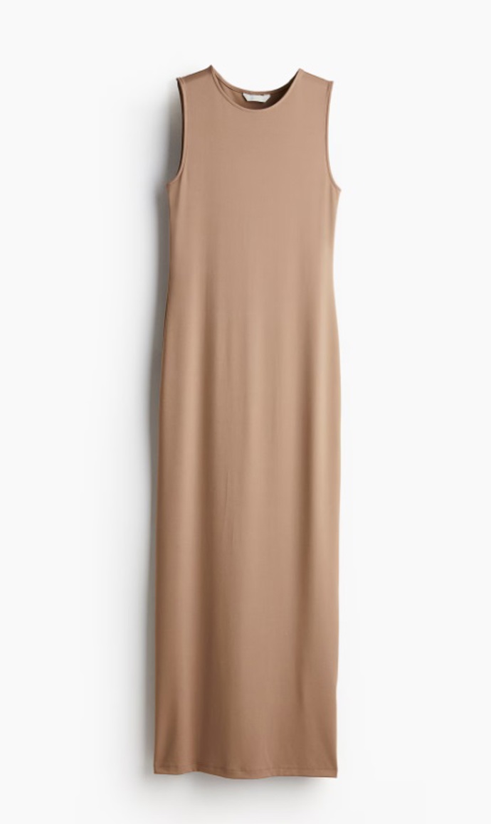 Maxi šaty z mikrovlákna, H&M, 479 Kč
