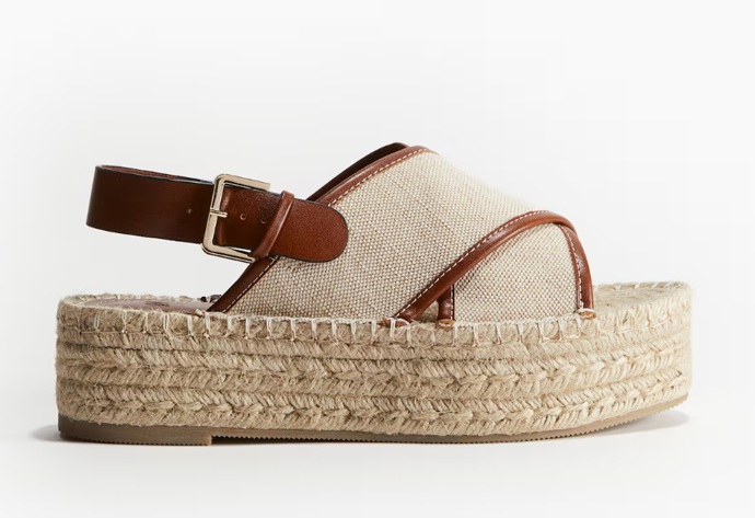 Espadrilky na platformě, H&M, 899 Kč

