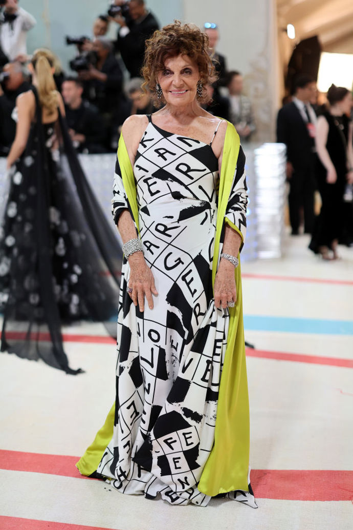 Diane von Furstenberg na Met Gala v roce 2023
