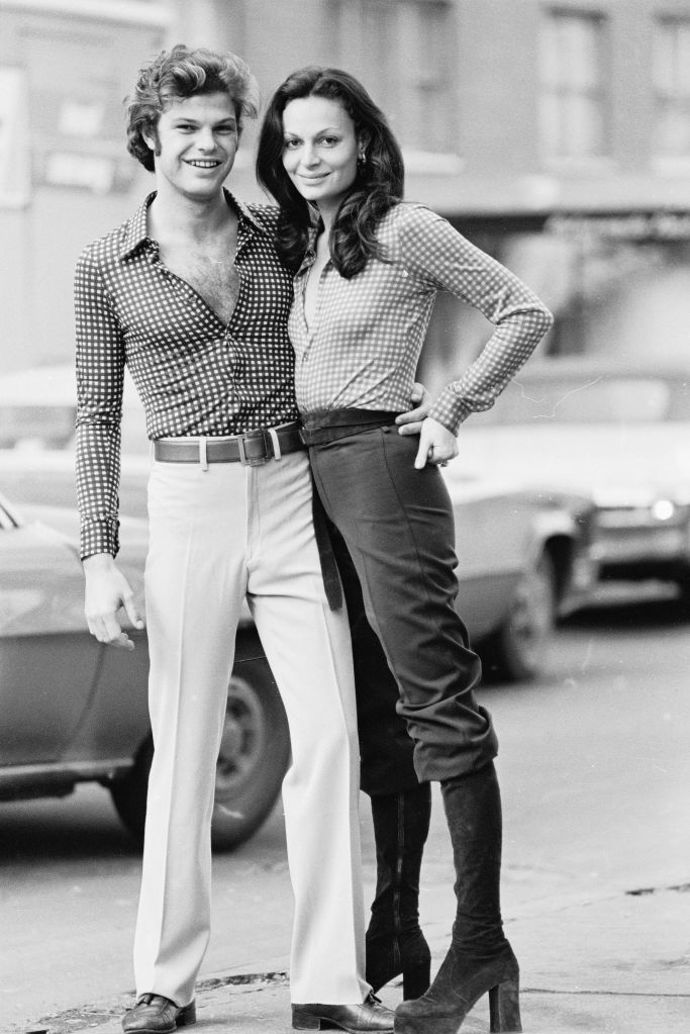 Diane von Furstenberg se svým prvním manželem Egonem von Furstenbergem.
