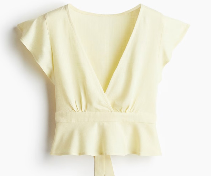 Halenka z lněné směsi, H&M, 429 Kč
