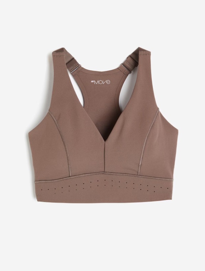 Sportovní podprsenka Medium Support ze ShapeMove™, H&M, 839 Kč
