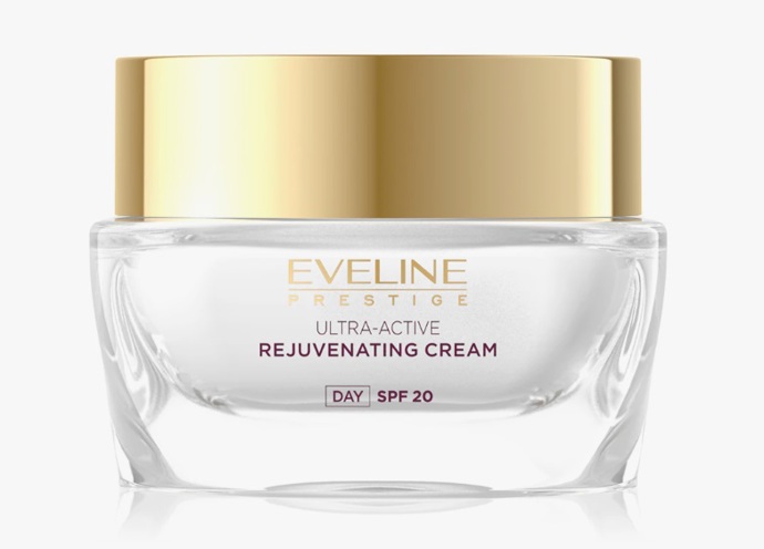 Intenzivní omlazující denní krém SPF 20, Eveline Cosmetics, 250 Kč
