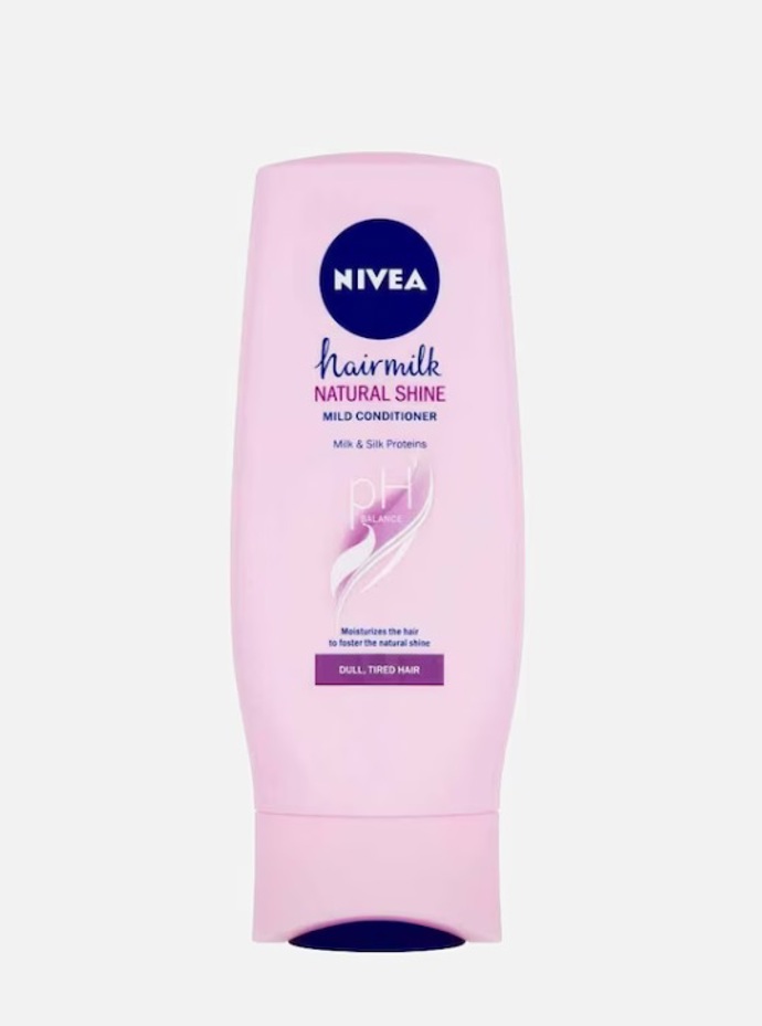 Nivea pečující kondicionér Hairmilk Natural Shine, Douglas, 109 Kč
