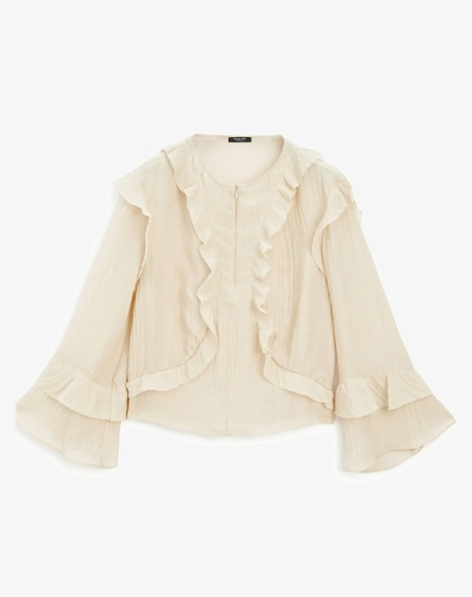 Volánová blůza, Massimo Dutti, 1 599 Kč
