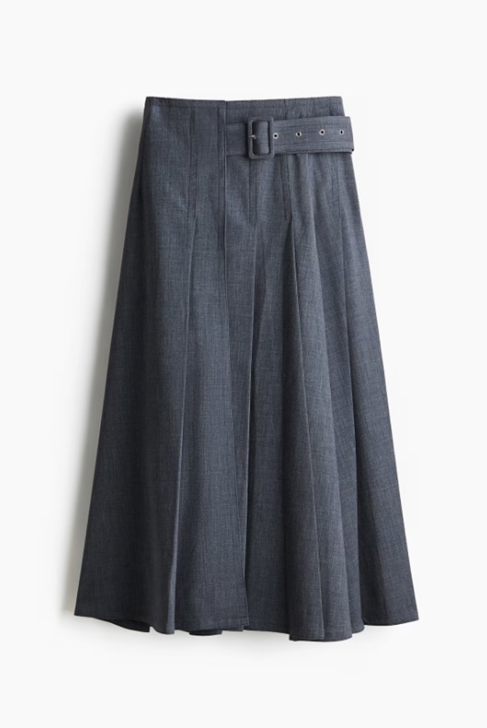 Skládaná áčková sukně, H&M, 1 699 Kč

