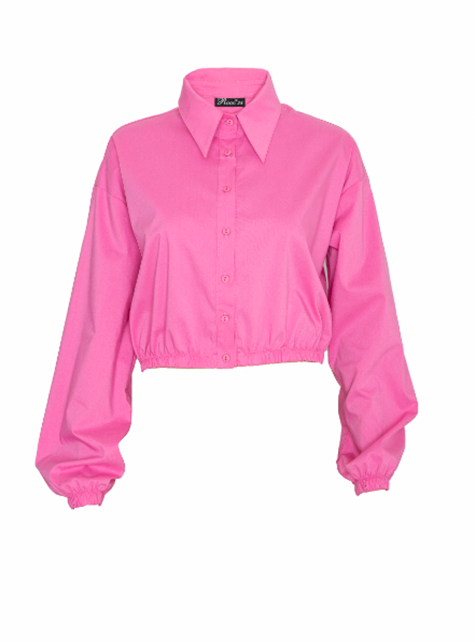 Růžová crop košile, Eloise, 1029 Kč
