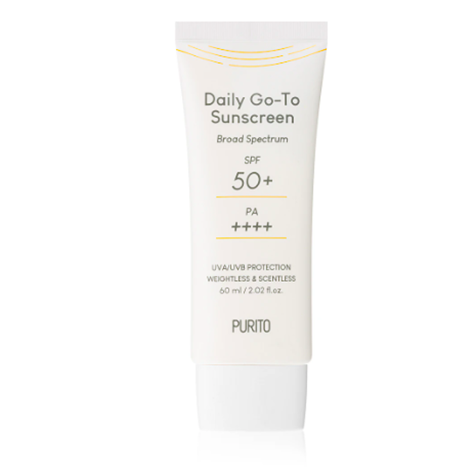 Ochranný krém na obličej SPF 50+, Purito, 548 Kč
Ochranný krém na obličej SPF 50+, Purito, 548 Kč
