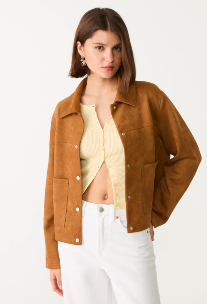 Semišová bunda, Stradivarius, 799 Kč
Semišová bunda, Stradivarius, 799 Kč
