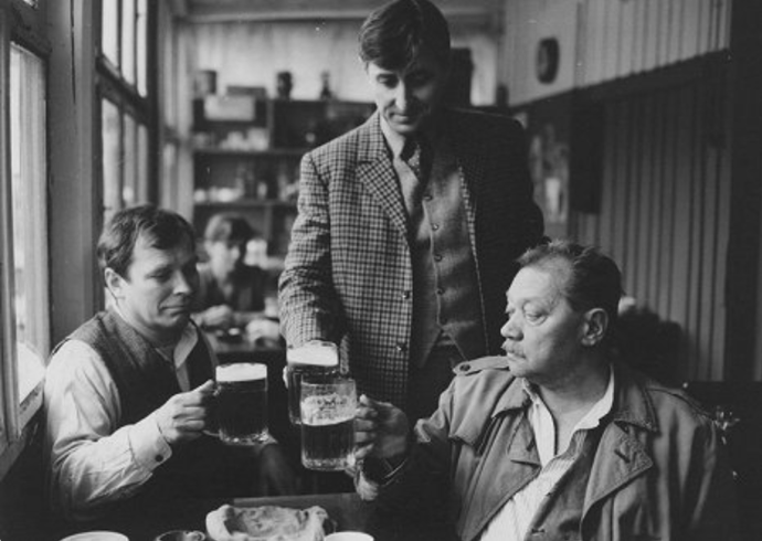 Alois Švehlík, Karel Heřmánek, Rudolf Hrušínský v nezapomenutelném filmu Smrt krásných srnců

