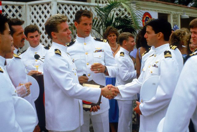 Val Kilmer ve filmu Top Gun
