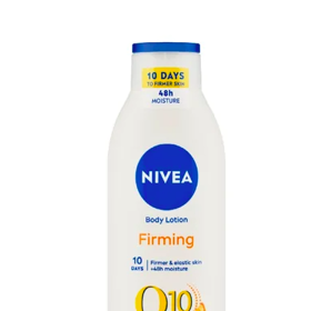 Zpevňující tělové mléko Q10, Nivea, 199 Kč
