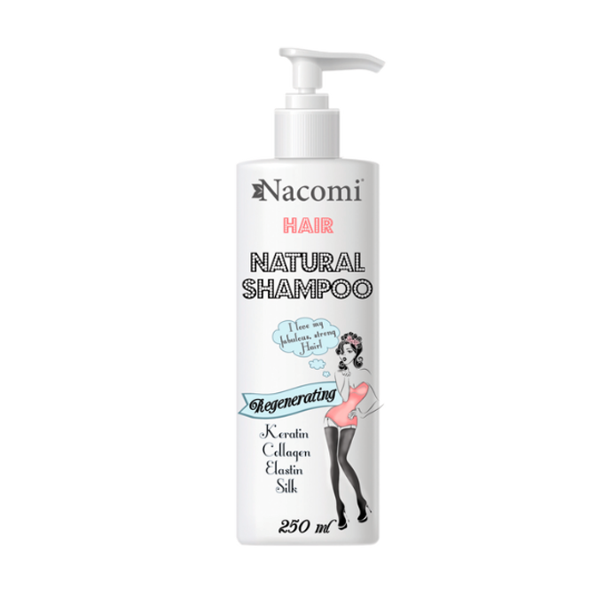 Vyživující a regenerační šampon na vlasy,  NACOMI HAIR, 136 Kč
