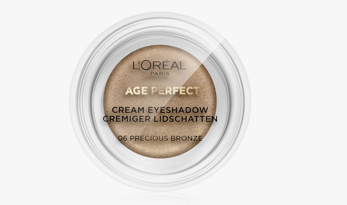 Krémové oční stíny Age Perfect Cream Eyeshadow L’Oréal Paris poskytují intenzivní barevné krytí již po jednom nanesení. Jemná krémová textura a pečující složení, s obsaženým sérem a minerálními pigmenty, poskytují příjemný pocit a pigmentovanou barvu, která vydrží celý den.
