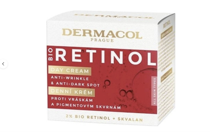 Dermacol Bio Retinol denní krém, Krása.cz, 313 Kč 
