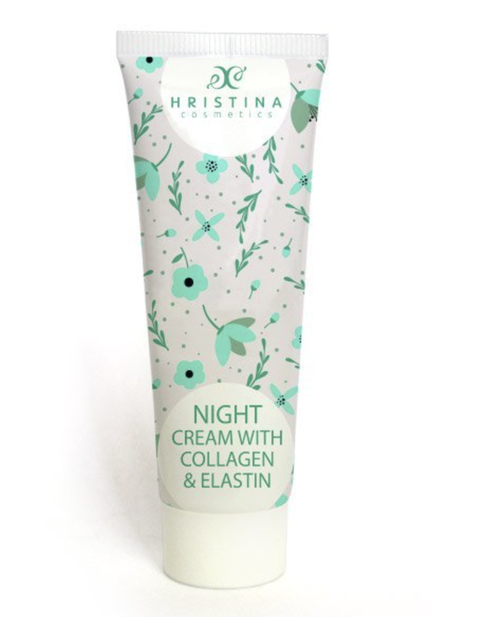 Přírodní noční krém s kolagenem a elastinem, Hristina, 259 Kč
