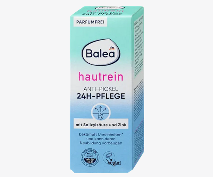 Balea hautrein 24h matující péče s kyselinou salicylovou a zinkem je vhodná jako speciální péče o pupínky a černé tečky. Kyselina salicylová a zinek pomáhají v boji proti bakteriím způsobujícím pupínky, panthenol a alantoin nabízí zklidňující vlastnosti. Kromě toho může péče proti pupínkům zmatnit lesklé oblasti pokožky. Lehká a rychle se vstřebávající textura poskytuje intenzivní hydrataci. 49 Kč
Balea hautrein 24h matující péče s kyselinou salicylovou a zinkem je vhodná jako speciální péče o pupínky a černé tečky. Kyselina salicylová a zinek pomáhají v boji proti bakteriím způsobujícím pupínky, panthenol a alantoin nabízí zklidňující vlastnosti. Kromě toho může péče proti pupínkům zmatnit lesklé oblasti pokožky. Lehká a rychle se vstřebávající textura poskytuje intenzivní hydrataci. 49 Kč