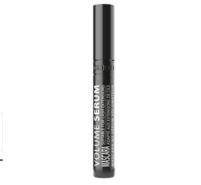 Řasenka GOSH COPENHAGEN Volume Serum Mascara, která je díky své textuře lehké jako sérum vhodná pro prodloužené řasy. 329 Kč
