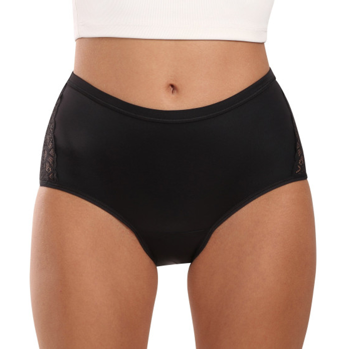 Menstruační kalhotky Maidenform Moderate hipster černé, 399 Kč
