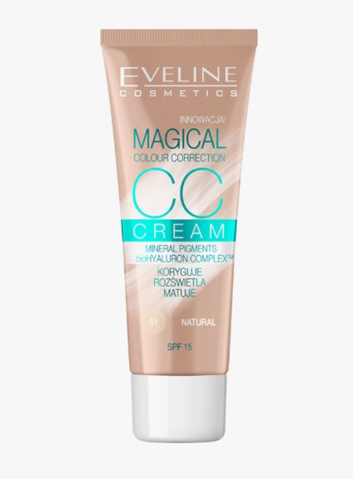 CC krém s SPF 15, Eveline Cosmetics, 96 Kč

