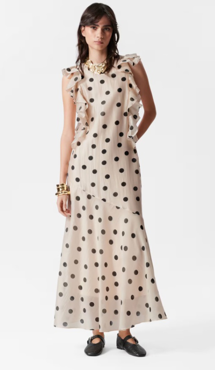 Maxi šaty s volánky, H&M, 3 190 Kč
