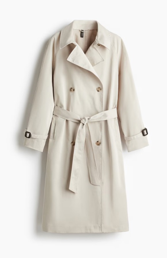Keprový trenčkot, H&M, 1 199 Kč
