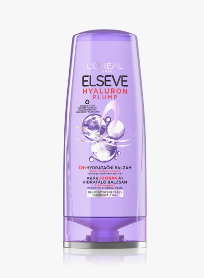 Hydratační kondicionér s kyselinou hyaluronovou, L’Oréal Paris, 96 Kč
