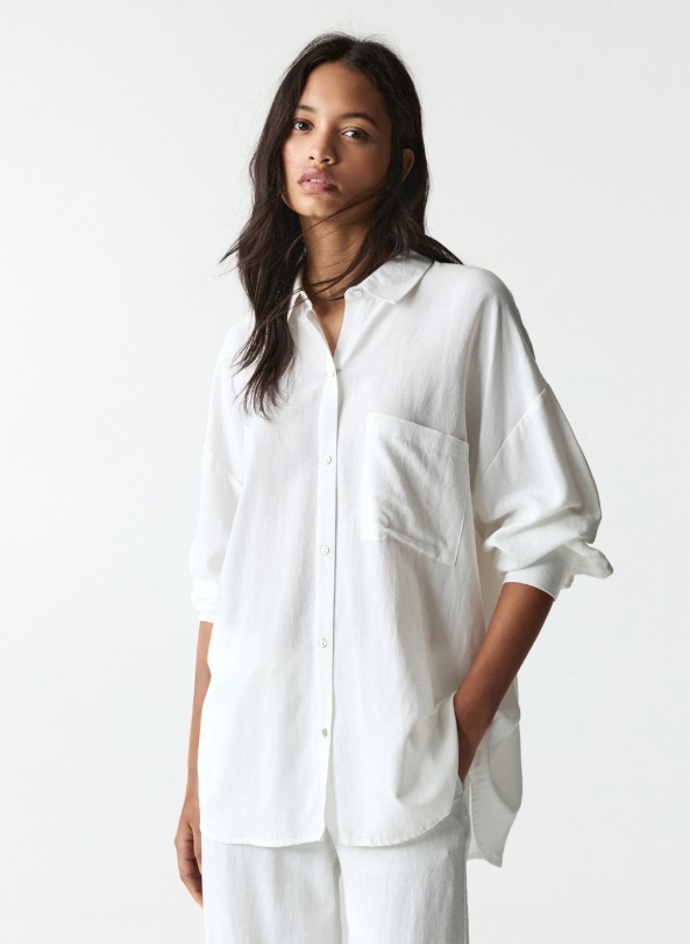 Oversized košile, PULL&BEAR, 649 Kč
