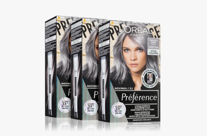 Sada šedých barev na vlasy, L’Oréal Paris, 573 Kč
