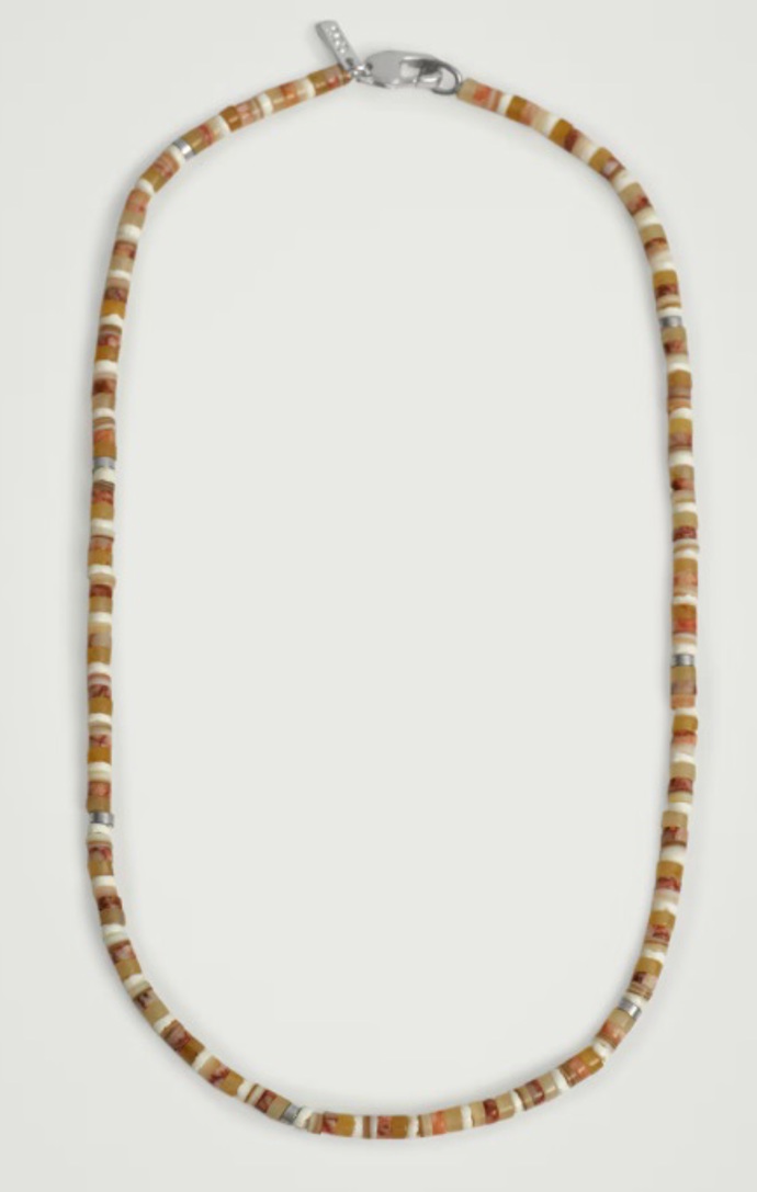 Náhrdelník s korálky z polodrahokamů, H&M, 1 100 Kč
