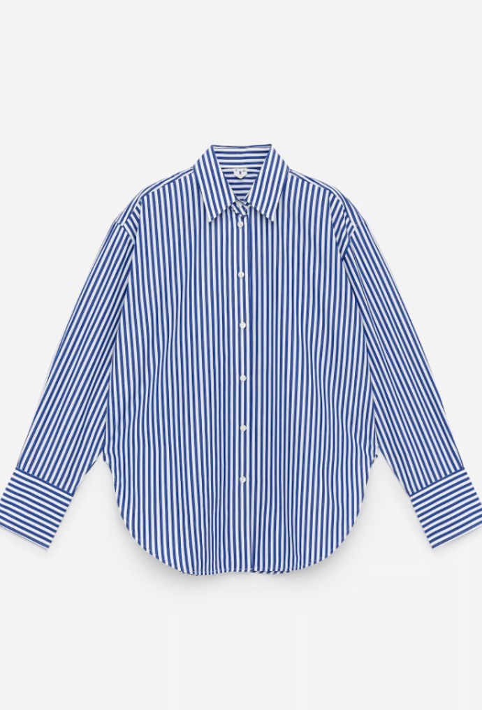 Volná košile z popelínu, H&M, 2 150 Kč
