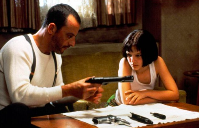 Jean Reno a mladičká Natalie Portman
