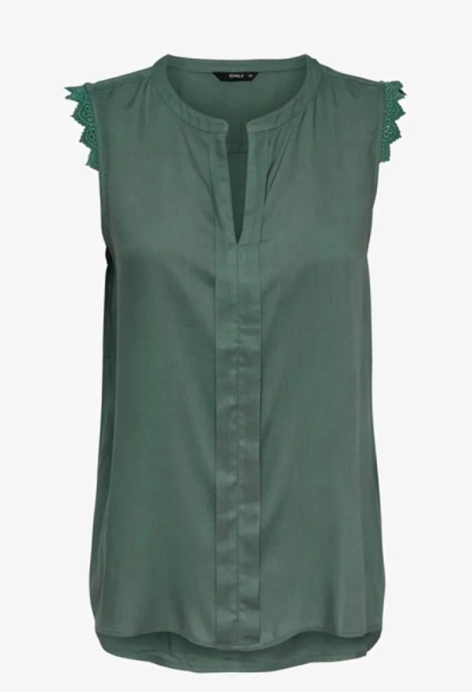 Zelený top, ONLY, 480 Kč
