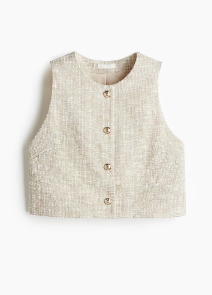 Žerzejová vesta, H&M, 479 Kč
