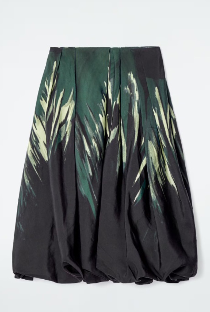 Balonová sukně s celopotiskem, H&M, 3 550 Kč
